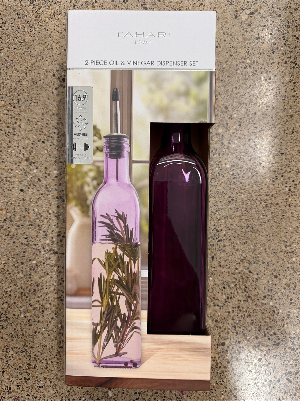 Tahari 2-Piece Oil & Vinegar Dispenser Set